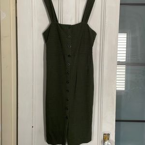 Madewell Texture & Thread button-up dress